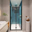 Universal Pivot 1 3/8" Adjustable Shower Door - 1/4" Tempered Glass, 36000 Times Open And Close Inspected, Leakage Function Glass With Adjustment, Verified, Leak Resistance-125242106