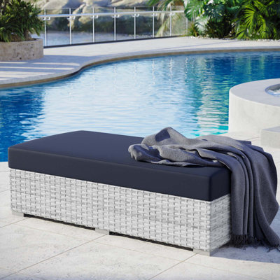 Repose-pieds d'extérieur rectangulaire Convene