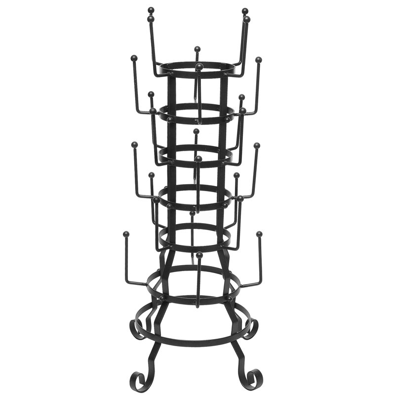 Boadicea 24 Hook Iron Coffe Mug Tree