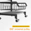 Chariot utilitaire avec roues H 33,5 po x l 15,71 po