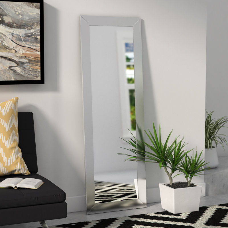 Miroir mural Conah, Nickel brossé