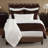 Satin Channel Silky Satin Design Solid Color Classic Modern Quilt Set-36266583-36266588