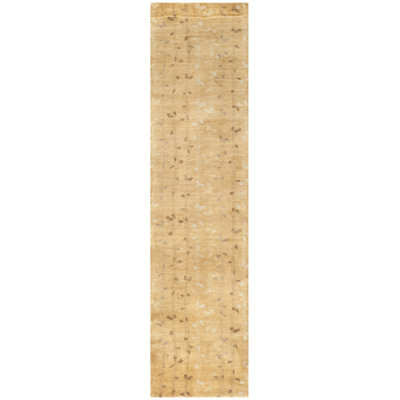 Martha Stewart Trellis Hand Knotted Wool Amber Area Rug