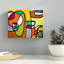 «Makris Vibrant Colorful Abstract 8», impression encadrée-20409371