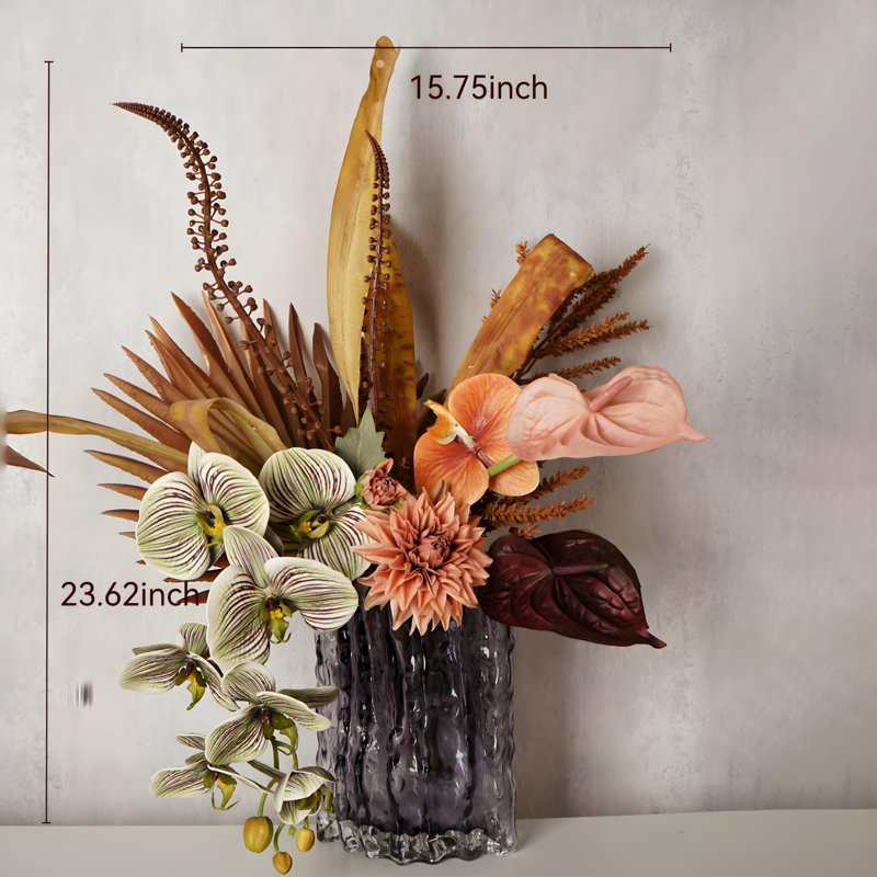 Ornements de fleurs simulées