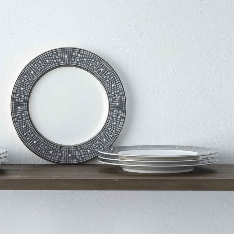 Noritake Infinity Salad Plates, 8-1/2", Graphite