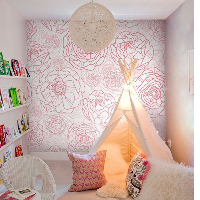 Bennita Floral Wallpaper, 250 x 104cm