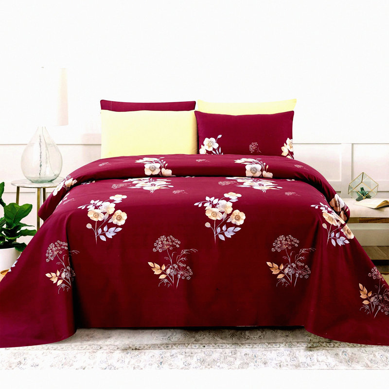 Luxury Soft Sheet Set - 100% Brushed Microfiber Bedding with Pillowcases - 4 Piece Sheets for Deep Mattresses - Sheets