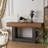 63" Long Console Table, Farmhouse Entryway Table