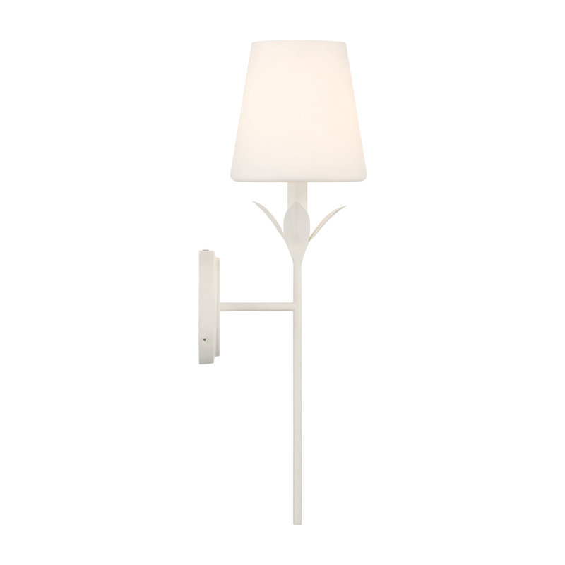 Bransbury 6'' Matte White Sconce, White