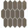 Itona 2" x 5" Ceramic Picket Mosaic in Matte Nordic Sand