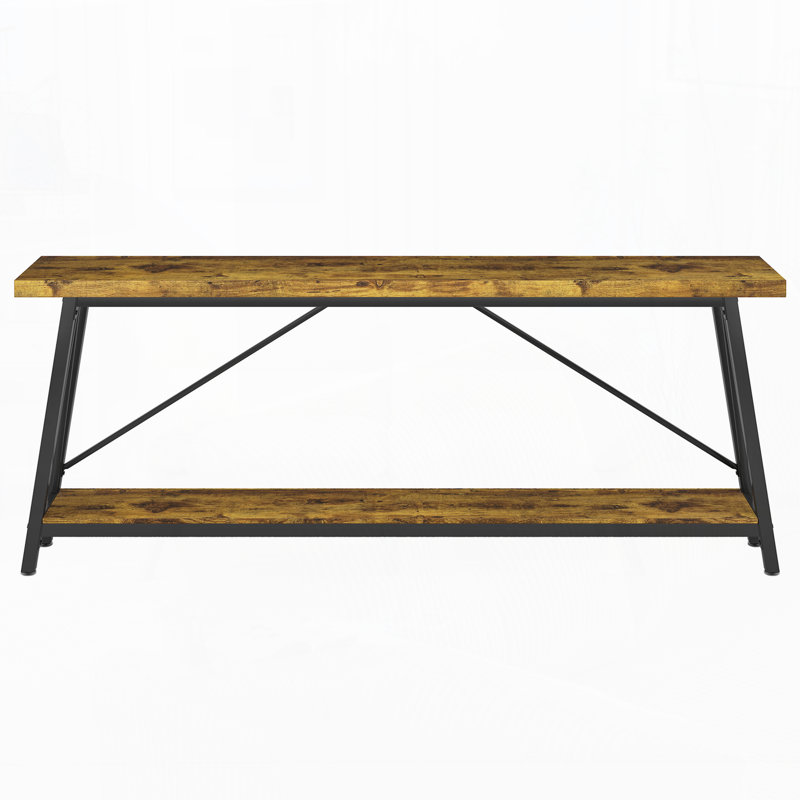 70.9" Extra Long Sofa Table Behind Couch, Industrial Entry Console Table for Hallway, Entryway and Living Room