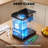 Countertop Pebble Ice Machine: 40 Lbs/24H Soft Chewable Ice, 3L Detachable Tank, Self-Cleaning & Timer Function For Kitchen