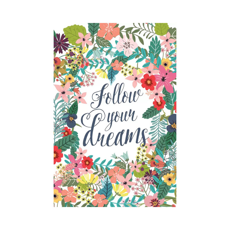 Follow Your Dreams by Mia Charro - Wrapped Canvas Gallery-Wrapped Canvas Giclée, 30.48cm H x 20.32cm W