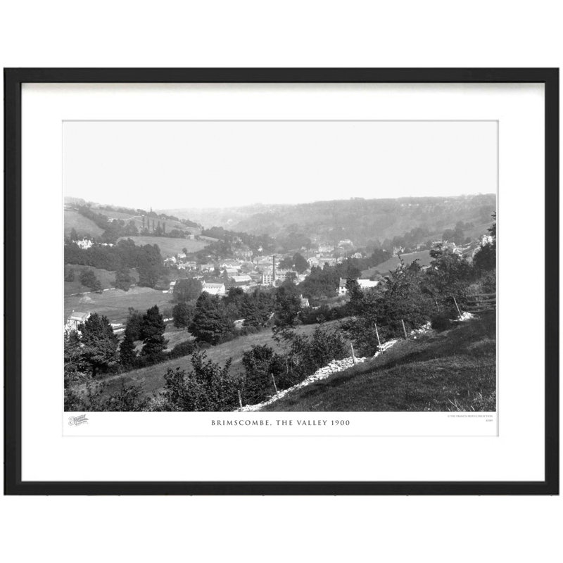 Brimscombe, The Valley 1900 by Francis Frith - Single Picture Frame Print, 45cm H x 60cm W x 2.3cm D