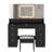 Large Makeup Vanity Set with Lights, USB & Power Outlet and 9 Drawers-858026958