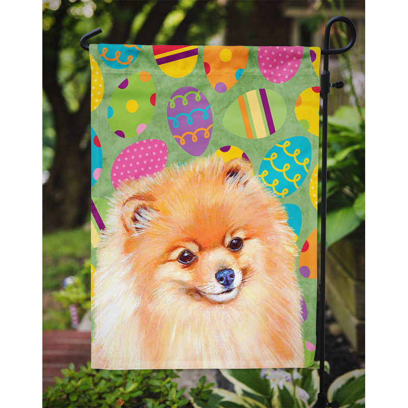 Drapeau de jardin Atara, Loulou de Poméranie