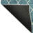 Premium Machine Washable Prisco Teal Rug-2066354913