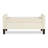 Upholstered Tufted Button Storage Bench with Armrest-589517804