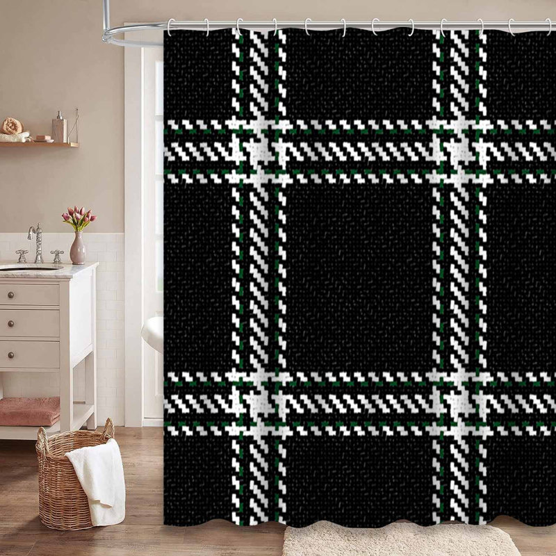 Rideau de douche Lumberjack, L 72 po x l 78 po