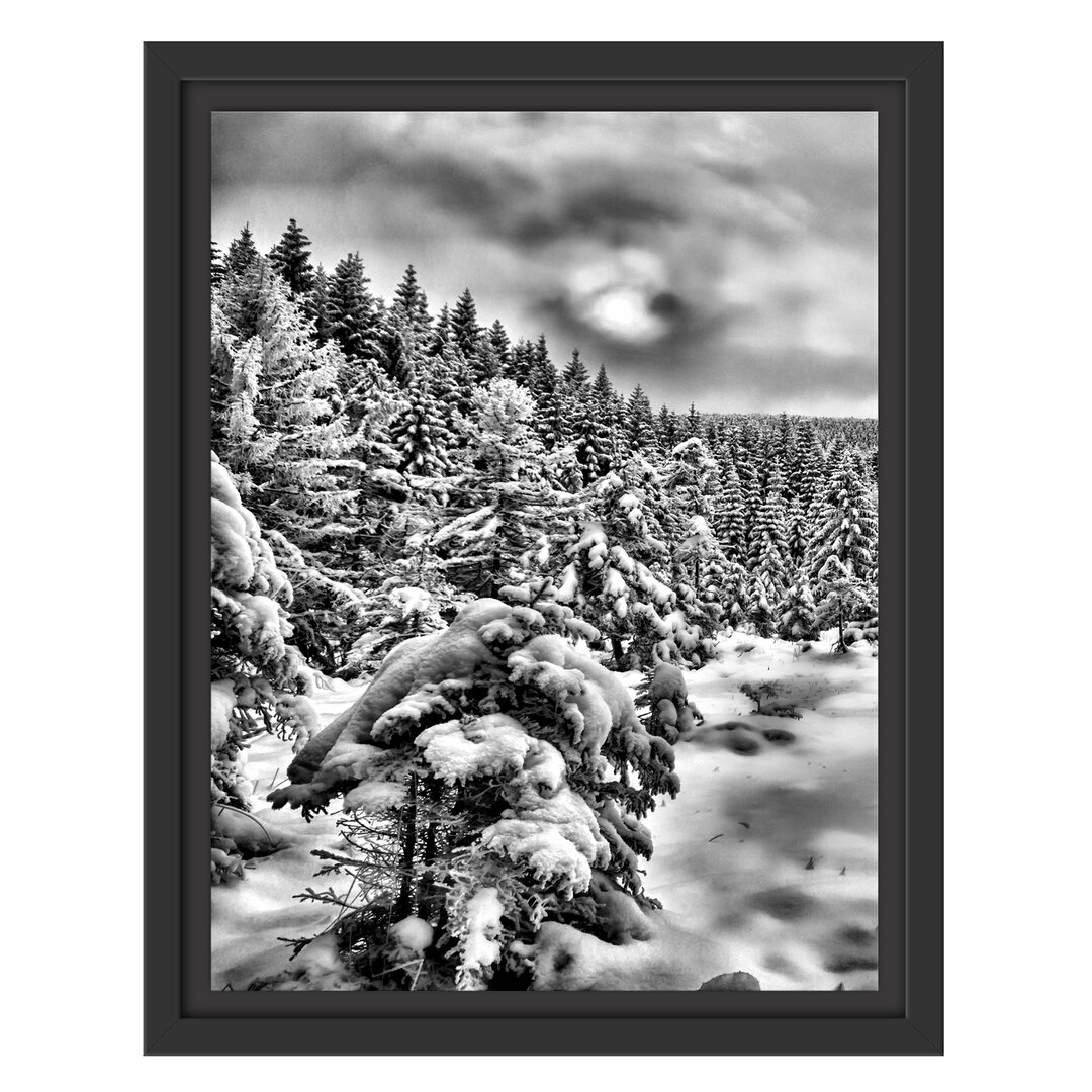 Gerahmtes Poster Winterlandschaft