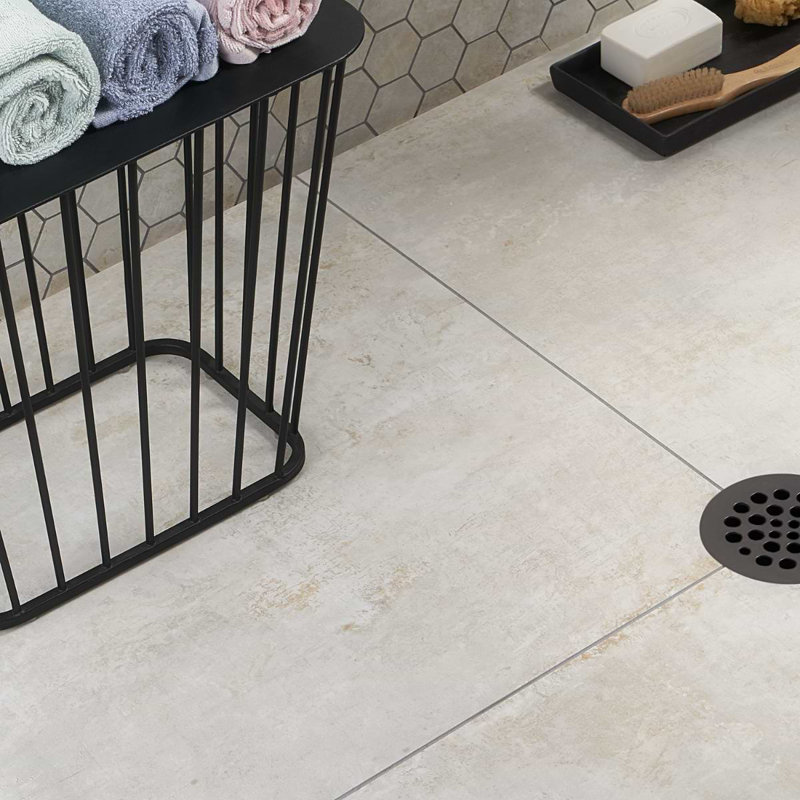 Portrait 24x24 Matte Porcelain Tile, Ivory