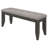 Springhill Fabric Upholstered Wood Dining Bench Dark Grey-1923787995