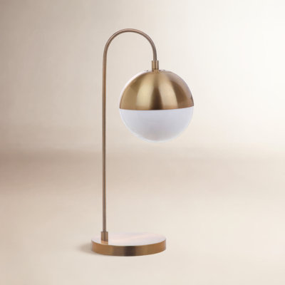 Gareth 20.5" Brass Desk Lamp