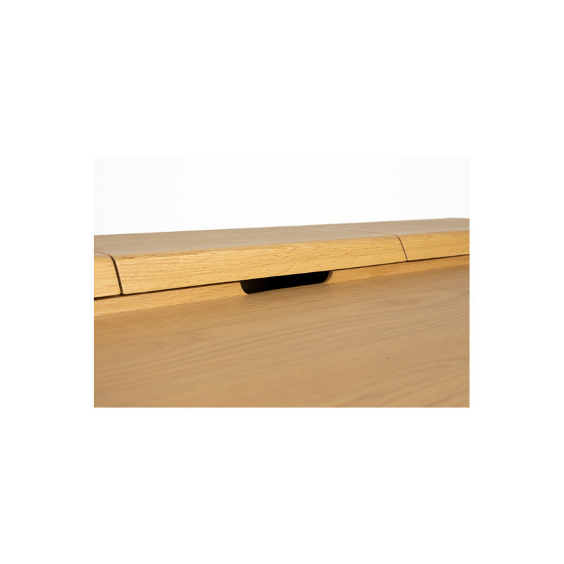 Desk Solid Wood Writing Desk, Natural