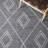 Holtby Southwestern Hand-Woven Flatweave Charcoal/Ivory Area Rug-235874007