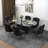 Farr Velvet Upholstered Side Chair With Silver Legs-1217884580