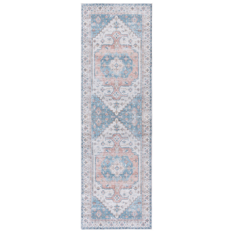 Elephus Machine Washable Performance Oriental Rug, Runner 2'6" x 8'