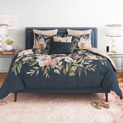Ensemble d'édredon pour grand lit 8 pièces Camillia
