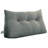 Sit-up Back Comfort Corduroy Bed Headboard Wedge Reading Pillow Triangular Backrest-99222256-99222259