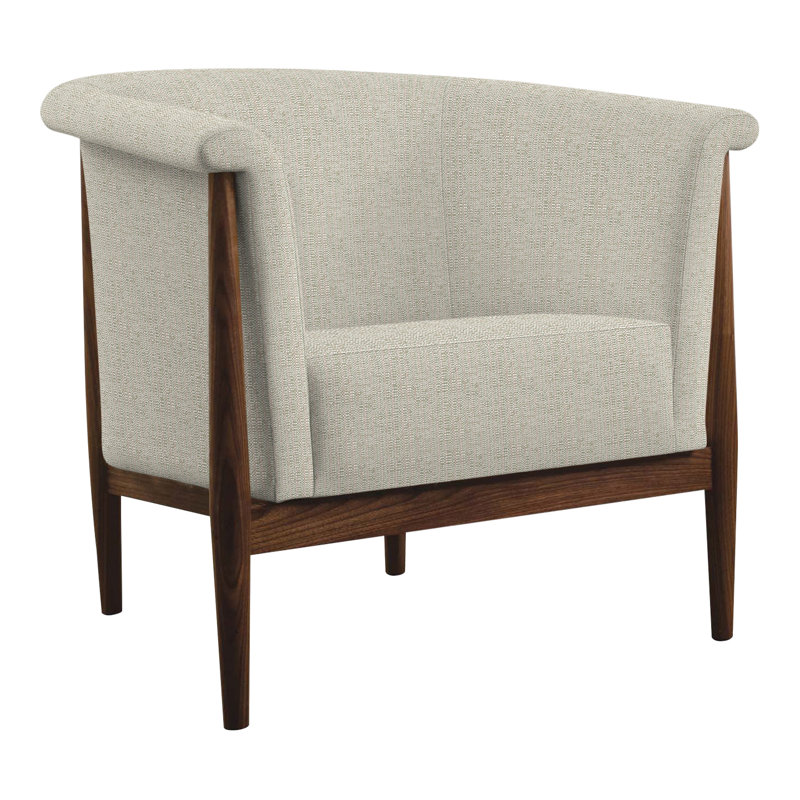 Walnut Grove Barrel Chair, Perigold Poros Sage