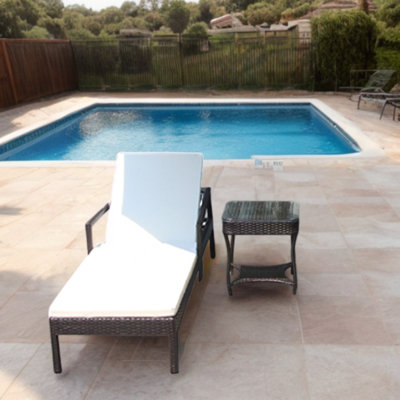 Kahlynn Outdoor Chaise Lounge Set with Table by Ebern Designs