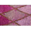 Tapis de zone en laine de chemin de moraccan 2 pi 7 po x 14 po one-of-kind à la main noué la Adiell