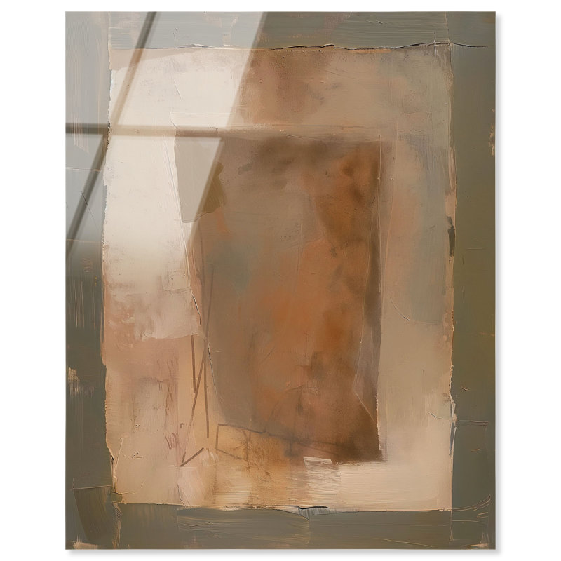 Molasses Muse High-Gloss Frameless Acrylic Glass Wall Art Abstract Print by Oliver Gal, Ready to Hang, 16 x 20, 20"H x 16"W