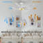 Ventilateur de plafond standard à DEL à 5 pales avec télécommande et ensemble d'éclairage inclus-211823570-211713693-211823582