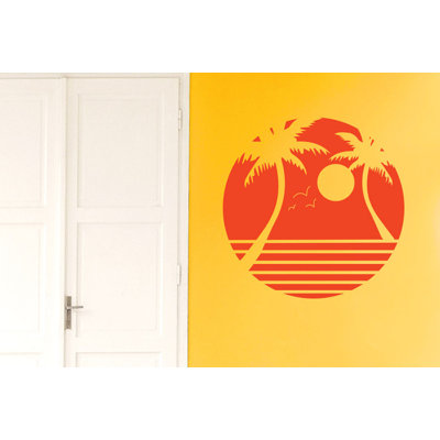 Nautical & Beach Non-Wall Damaging Wall Decal