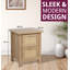 Ludden 48cm W Manufactured Wood Bedside Table-1357181034