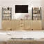 Buffet designer à texture tridimensionnelle incurvée de 66,9 po de largeur Designer-1259916604