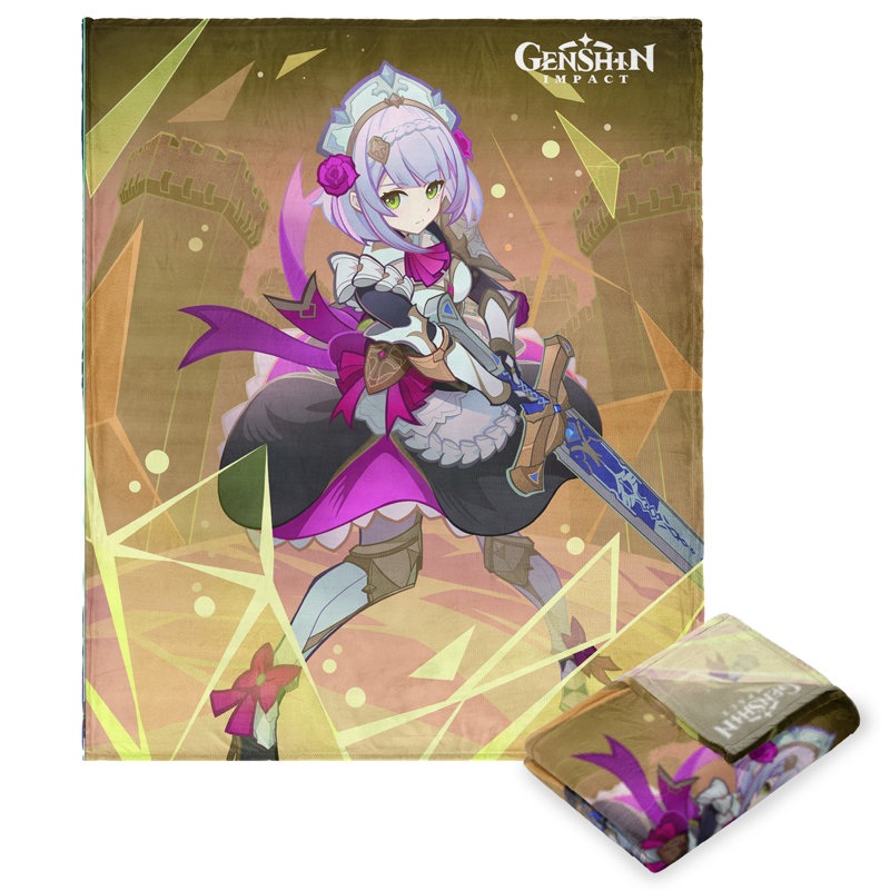 Jeté Genshin Impact Noelle Touch, animé, doux, molleton, 50 x 70 pouces
