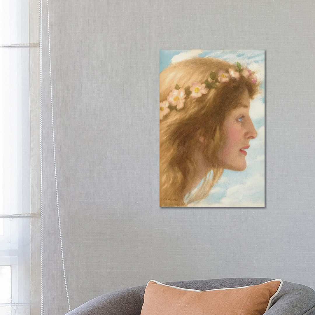 Day by Edward Robert Hughes - Wrapped Canvas Painting