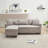 Igoris Corduroy Sectional Left Hand Facing-440233386-416425283