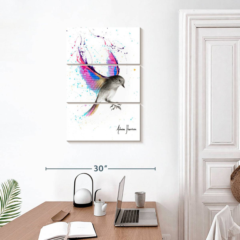 Brampt September Sunset Bird, 32" H x 20" W