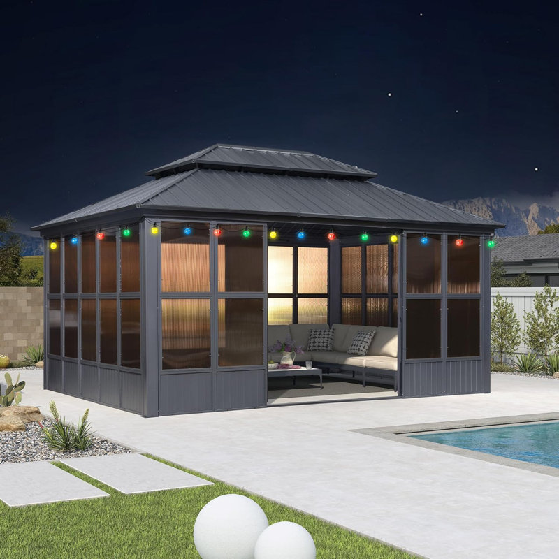 Solarium mauve 12 'x 16' Solarium