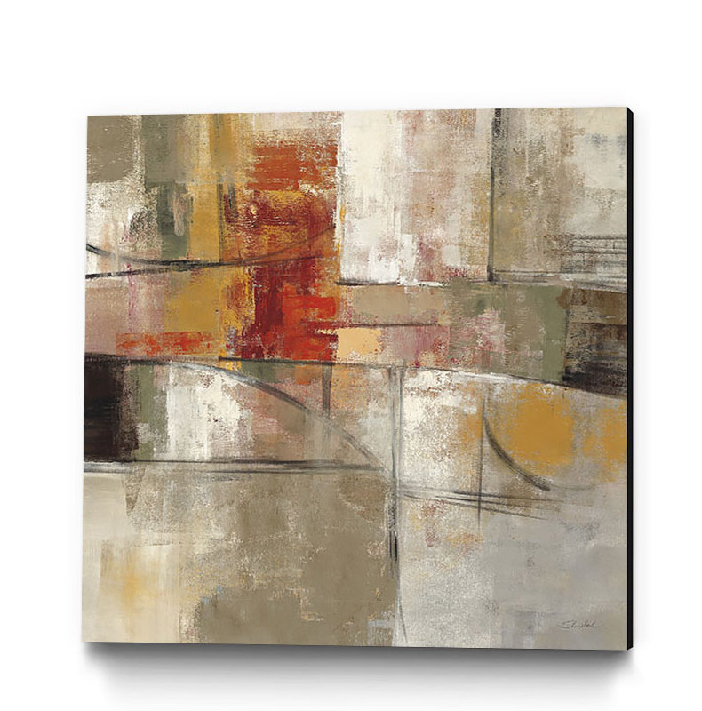 « trajectory », reproduction de peinture à l’acrylique sur toile, H 20 po x l 20 po x P 2 po