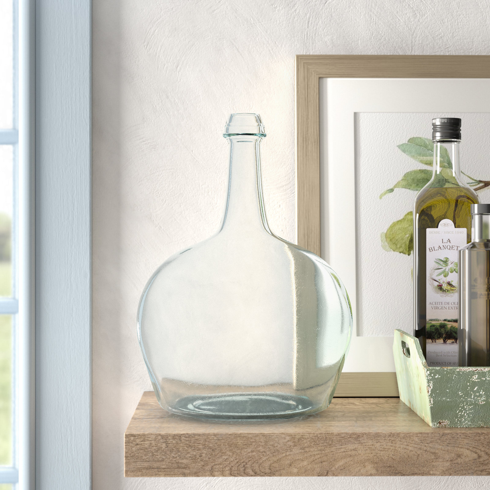 Charmaine Glass Table Vase, Clear