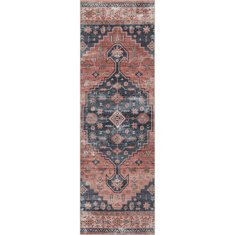 Tapis Medallion, Tapis de couloir 2 pi 6 po x 6 pi